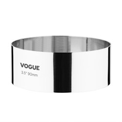Vogue Moussering Edelstahl 3,5 x 9cm Image
