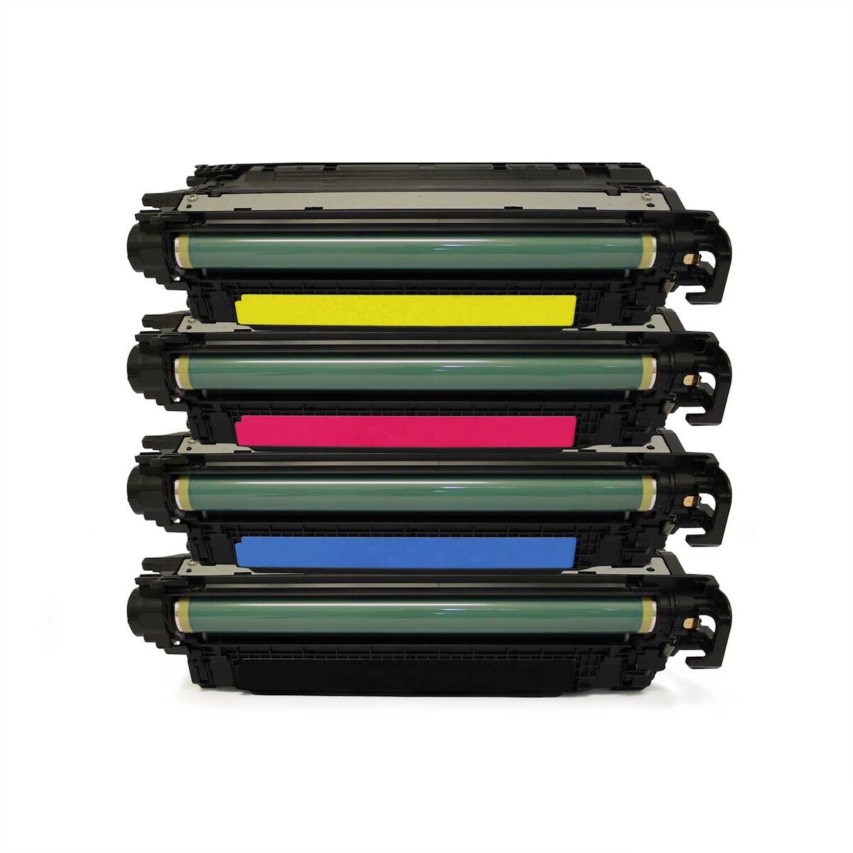 4x XXL Eurotone Toner Alternative für HP CE250X 504X Schwarz CE251A Cyan CE253A Magenta CE252A Gelb Image