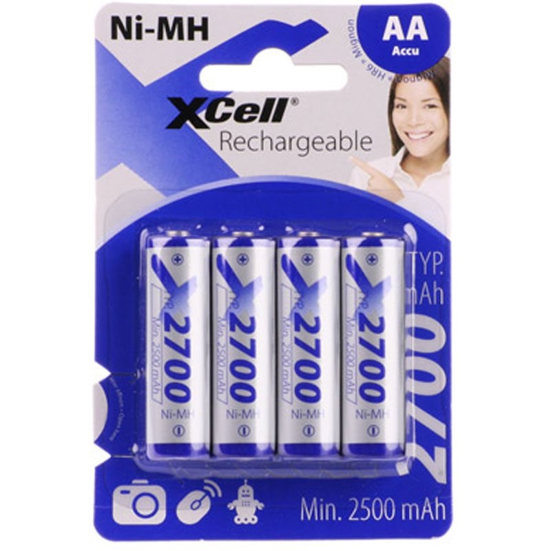 XCell NiMH Akku Mignon AA LR6 HR6 mit 2700mAh Image