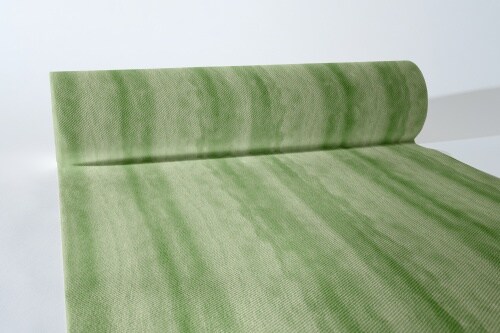 MANK Tischläufer Airlaid Aquarell in Oliv, 40 cm x 24 m , 1 Stück - Tischtuch Tischband Image