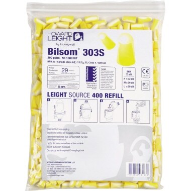 Howard Leight Gehörschutzstöpsel 1006187 Refill Spender 33dB 200Paar Image