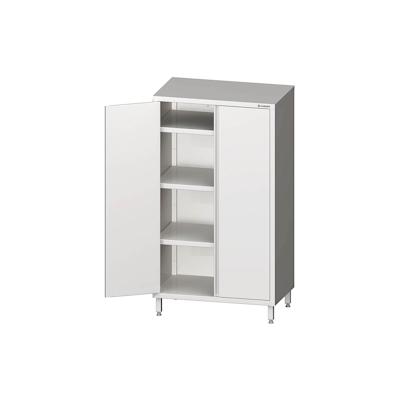 Stalgast Edelstahl Hochschrank mit Flügeltüren, 1000x500x1800 mm, verschweißt Image