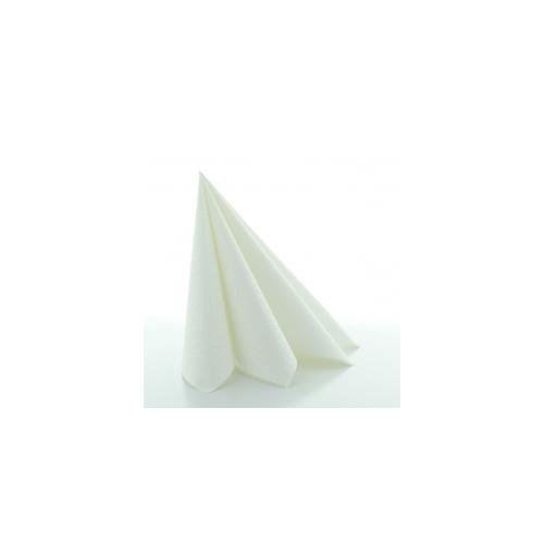 Sovie HORECA Serviette Rico in weiß aus Linclass® Airlaid 40 x 40 cm, 50 Stück – Ornamente Schnörkel