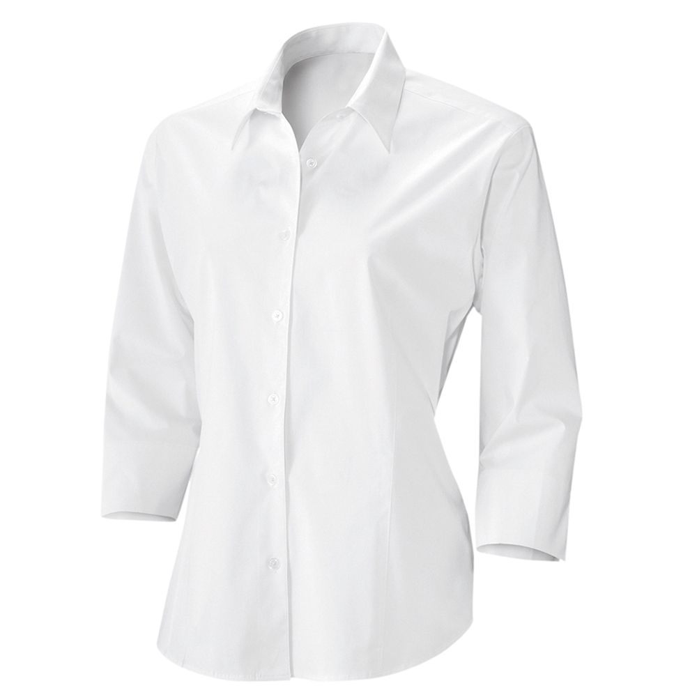 Exner Bluse tailliert 3/4-Arm Farbe weiß Größe 32 Image