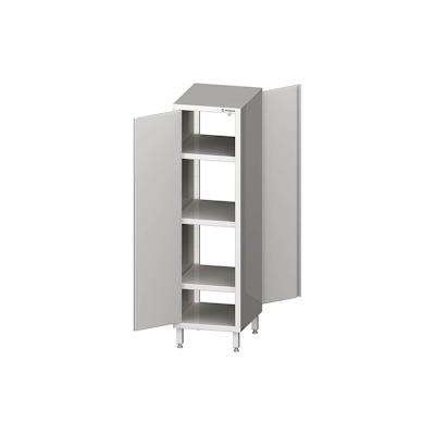Stalgast Edelstahl Durchreiche-Hochschrank mit Flügeltüren, 500x500x1800 mm, verschweißt Image