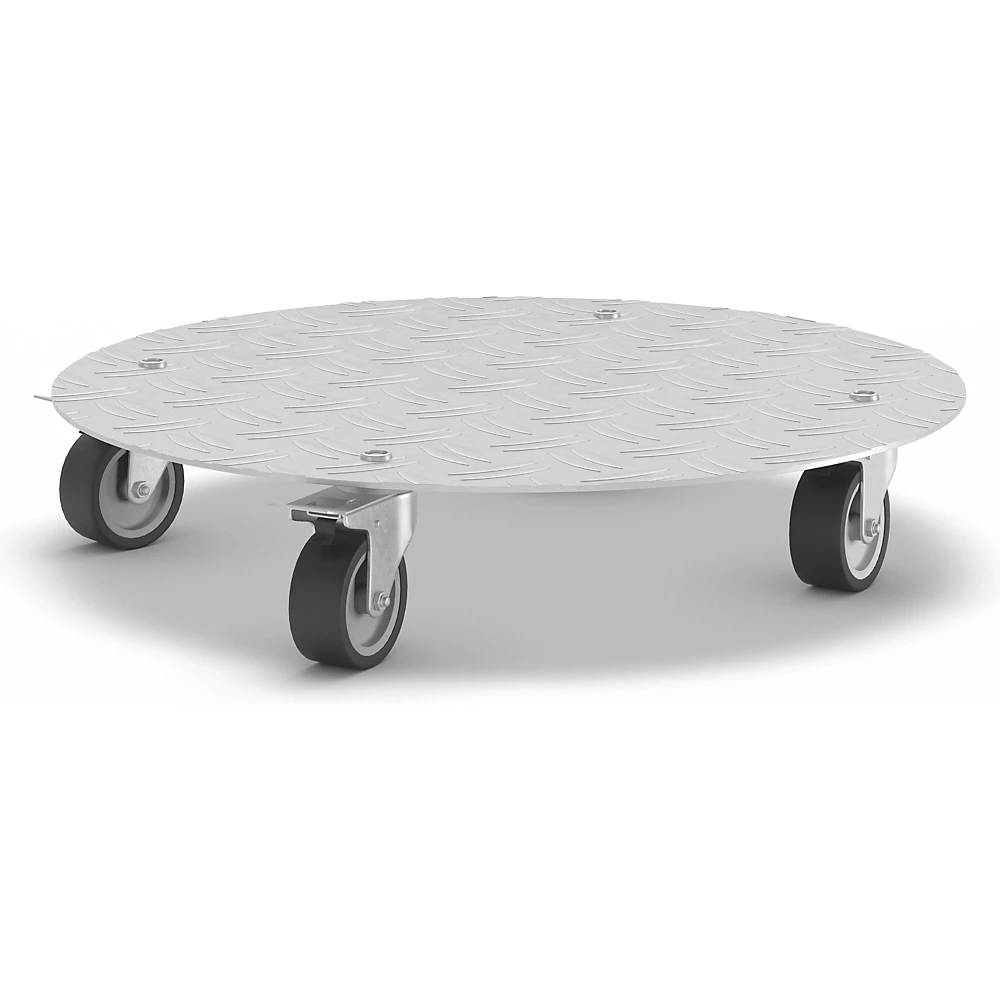 Plateau roulant en aluminium pour plantes Wagner