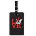 Black Georgia Bulldogs Love Bag Tag