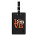 Black Pacific Tigers Love Bag Tag