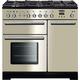 Rangemaster Toledo + TOLP90DFFIV/C 90cm Dual Fuel Range Cooker - Ivory/Chrome - A/A Rated