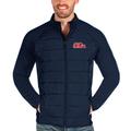 Men's Antigua Navy Ole Miss Rebels Altitude Full-Zip Jacket