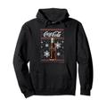 Coca-Cola Classic Bottle Christmas Sweater Style Pullover Hoodie