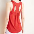 Anthropologie Tops | Anthropologie Etta Racerback Tank Top Size L | Color: Red | Size: L