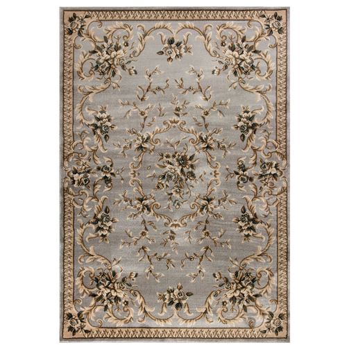 Kennesaw Rectangle Rug, 3'3"" x 5'3"", Platinum Gray