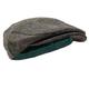 Borges & Scott Nevis Flat Cap - 100% Handwoven Wool – Harris Tweed – Water Resistant - Woodland - 60cm