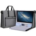 Damero Carrying Bag Compatible with Apple iMac 27-inch, Carry Tote Bag Compatible with Apple iMac 27" and Other Attachment, Grey