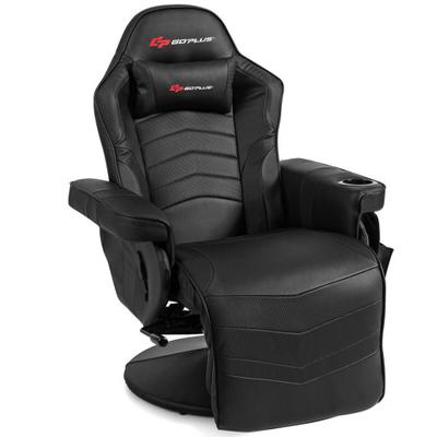 Costway Ergonomic High Back Massage Gaming Chair w...