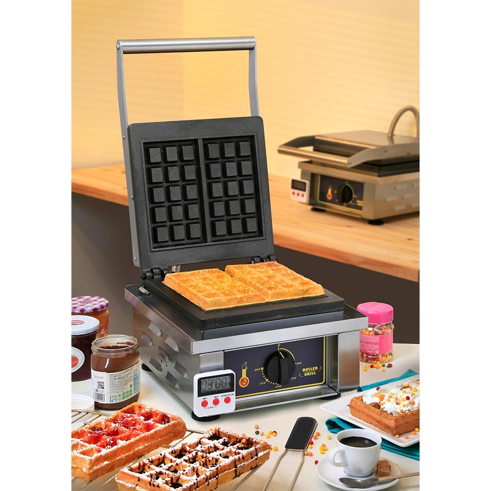 ROLLER GRILL Waffeleisen, Brüsseler Waffelform, Abmessung 305 x 440 x 230 mm (BxTxH) Image