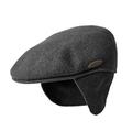 Kangol® Ohrenwärmer-Schiebermütze, 58/59 cm - Flanellgrau, Herren, aus Wolle