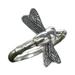 'Dragonfly Fortunes' - Men's Sterling Silver Ring