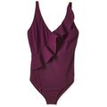 Speedo Damen Badeanzug RubySun Badeanzug, Deep Plum/Magenta, 40 (DE 44), 812280