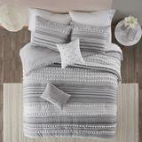 Urban Habitat Twin/Twin XL Cotton Duvet Cover Set in Grey - Olliix UH12-2299