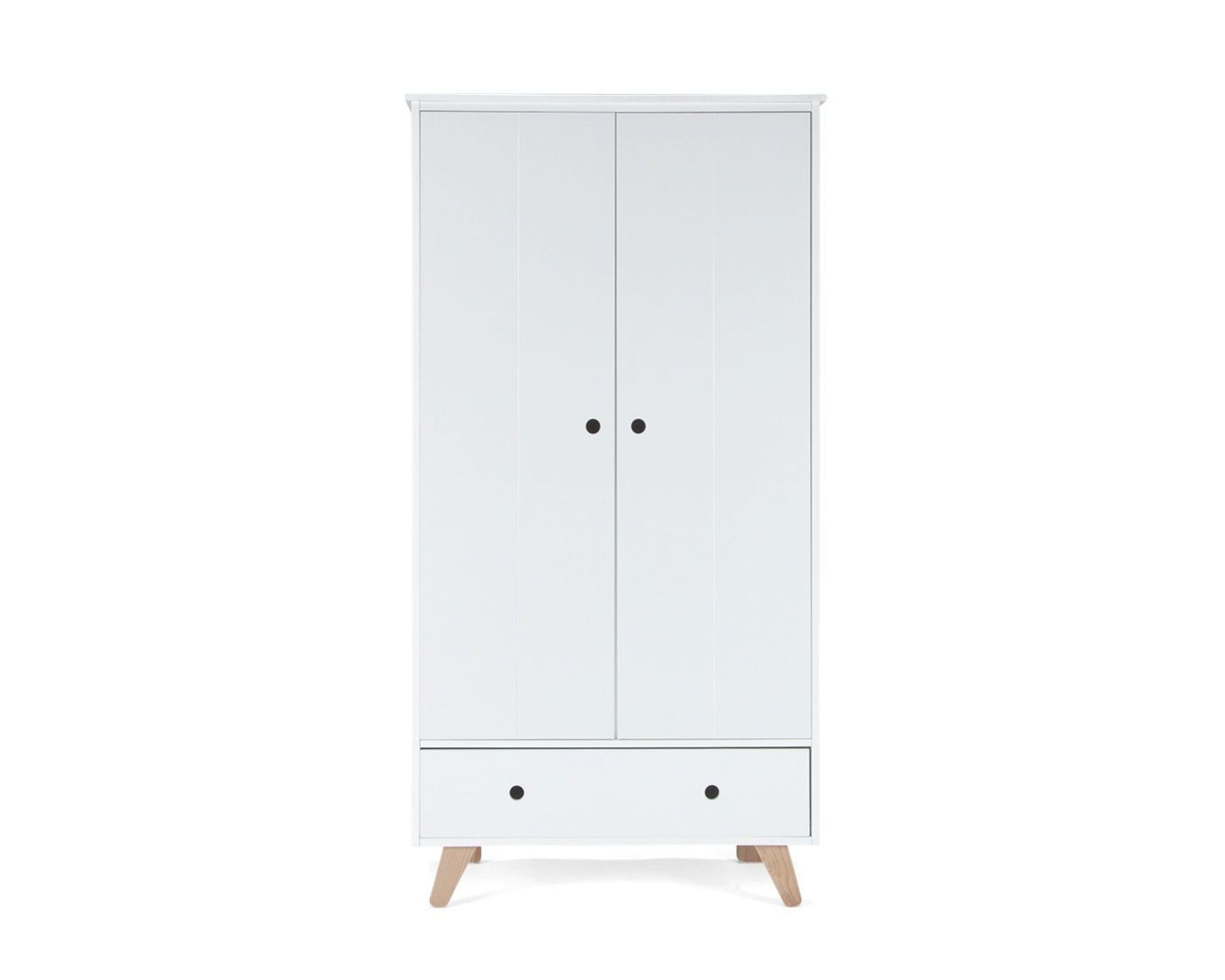 BLN Kids »TIPI« Kleiderschrank weiss, natur