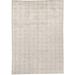 White 107 x 0.25 in Indoor Area Rug - Bokara Rug Co, Inc. Neo Villa Hand-Knotted Geometric Area Rug in Beige Viscose/Cotton | Wayfair