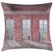 East Urban Home Urban City Indoor/Outdoor 26" Throw Pillow Cover Polyester | 26 H x 26 W x 0.1 D in | Wayfair 4F782C037B294BDCB23D1BCAAB39F5EA