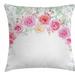 East Urban Home Indoor/Outdoor Floral 36" Throw Pillow Cover Polyester | 36 H x 36 W x 0.1 D in | Wayfair 476CD667826849458DFA5D0F210E3A6D