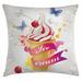 East Urban Home Ice Cream Indoor/Outdoor 36" Throw Pillow Cover Polyester | 36 H x 36 W x 0.1 D in | Wayfair AA348E27CB20454C8C47D646A496A2D3