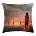 East Urban Home Zombie Indoor/Outdoor 40" Throw Pillow Cover Polyester | 40 H x 40 W x 0.1 D in | Wayfair F2E45D35B0F14CAAB16DEB1105DA5DDB