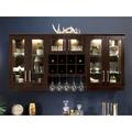 NewAge Products Home Bar 21" Shaker Style 7 Piece Cabinet Set w/ Display Shelf Wood in Brown | 85 H x 21 D in | Wayfair 61319