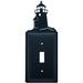 Village Wrought Iron Lighthouse 1-Gang Toggle Light Switch Wall Plate in Black | 8 H x 2.75 W x 0.02 D in | Wayfair ES-10