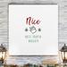 The Holiday Aisle® 'Nice' Painting Canvas/Paper, Glass in White | 16 H x 16 W x 1 D in | Wayfair 1634AB083B844897B832D0030042256A