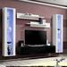 Orren Ellis Villasenor Floating Entertainment Center for TVs up to 88" Wood in Black | Wayfair 6C81A6B6445F47A2B59A732460D7E8D5