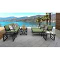 Kathy Ireland Homes & Gardens Madison Ave. 11 Piece Sectional Seating Group in Black kathy ireland Homes & Gardens by TK Classics | Outdoor Furniture | Wayfair