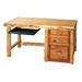 Loon Peak® Lytle Desk, Glass in Black/Brown | 30 H x 60 W x 24 D in | Wayfair 8BC4E9562E4D40AB9FA52A61B17137B7