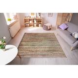 Brown 26 W in Area Rug - World Menagerie Stegall Abstract Handmade Flatweave Cotton Area Rug Cotton | Wayfair 61055