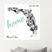 Winston Porter Home Florida Personalized Wall Decal Canvas/Fabric in Black | 24 H x 24 W in | Wayfair 61D0F8662B81489496296798DC0722FB