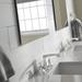 Delta Modern & Contemporary Frameless Bathroom/Vanity Mirror, Glass | 35.55 H x 23.54 W x 1.54 D in | Wayfair AUMRM3-USH-R