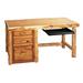 Loon Peak® Lytle Desk, Glass in Black/Brown | 30 H x 60 W x 24 D in | Wayfair 9FB715743ECD4864B6745CE9C60ADD6F
