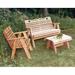 August Grove® Tillison Cedar 3 Piece Sofa Seating Group Wood in Brown | Outdoor Furniture | Wayfair 2A44CDC625D644BBB46ADCF59D9A045E