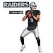 Fathead Derek Carr Las Vegas Raiders 3-Pack Life-Size Removable Wall Decal