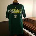 Adidas Shirts | Adidas Portland Timbers Soccer Tshirt | Color: Green/Yellow | Size: S