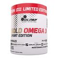 Olimp Gold Omega 3 Sport Edition Kapseln, Nahrungsergänzungsmittel mit Fettsäuren und Vitamin E, Weiß, 200 Stück (1er Pack)