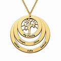 Family Tree Name Necklace Personalised 1 to 9 Names Tree of Life Mothers Necklace for Grandma Name Necklace Silver/Gold/Rose Gold