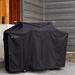 Arlmont & Co. Ayvin Easy Fold Bbq Grill Cover - Fits up to 30" Polyester in Black | 49 H x 30 W x 70 D in | Wayfair