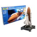 Revell 04736 Space Shuttle Discovery & Booster Rockets 1:144 Scale Unbuilt/Unpainted Plastic Model Kit, Multi-color, 59.5 x 36.4 x 6.5 centimetres