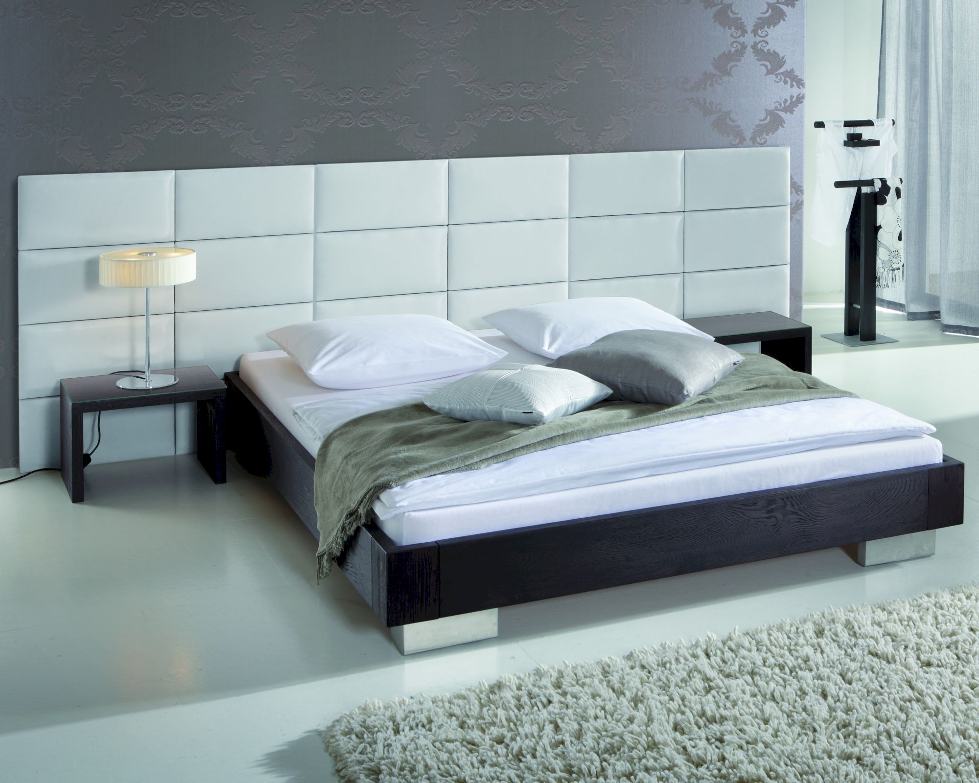 Hasena Oak-Line Massviholzbett Noro/Opio 120x200 cm / Eiche natur, gebürstet, geölt