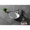 Vasque moderne Lavabo fonte, Lave main à poser avec bonde - 42x34x15cm - TWA29 Avec bonde Pop Up,